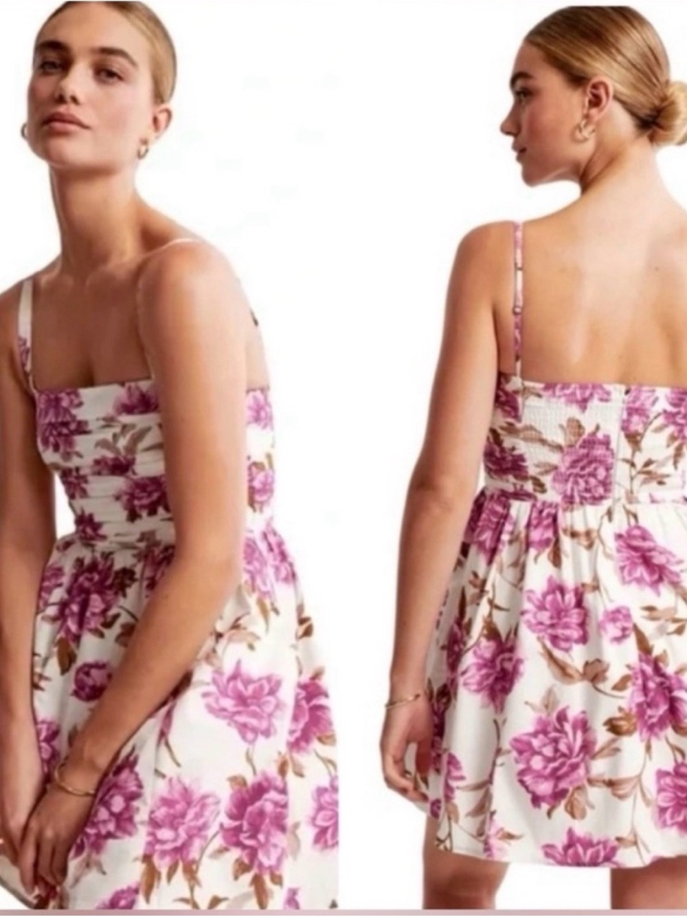 Abercrombie & Fitch Emerson Poplin Wide Strap Mini‎ Dress XS
